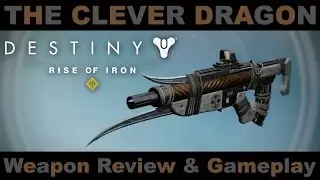 Destiny The Clever Dragon Iron Banner Pulse Rifle Weapon Review & Gameplay!