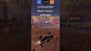 Here is darks updated settings #shorts #dark #dark rocket league