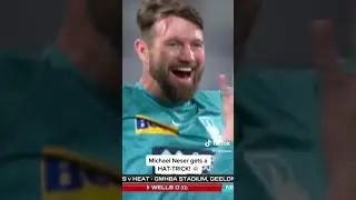 Michael Neser gets a HAT-TRICK #bbl #cricket