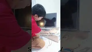 Masalah umum pada tv Samsung. #repair #service #nopower #generalissue #samsung