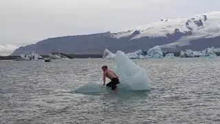 Swimming in the Glacial Lagoon in Iceland | livetaak.de
