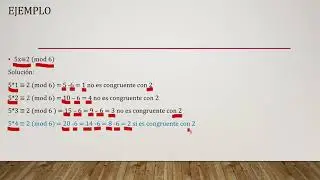 Congruencias lineales