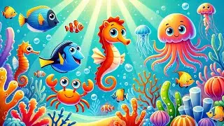Blubb blubb tief im Meer &ndash; Ein fr&ouml;hliches Meeresabenteuer f&uuml;r Kinder 🎵