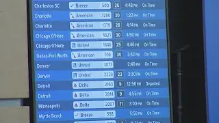 Travelers get ahead of storm delays at Bradley International Airport
