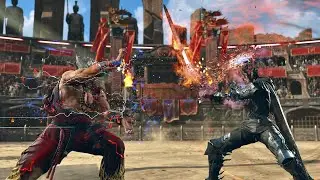 Tekken 8 - Heihachi vs Clive in Coliseum of Fate