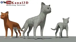 3Ds Max Cat modeling tutorial 2017 - Part 7