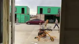 Shipping Container Framing | Box Office Warehouse Suites