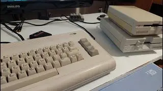 Commodore 64G i stacje dyskietek Commodore 1541-II (od @Kielas1) i Commodore 1581 - testy i granie