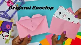 Easy Origami Envelope Tutorial | DIY Paper Envelope Craft