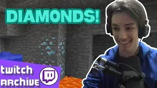 AugieRFC: Finding Diamonds in Minecraft!!! (Twitch Archive)