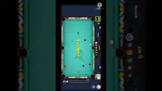 Perfext bank shot in Miami Beach| 5M 8 Ball Pool #shorts #mrbeast