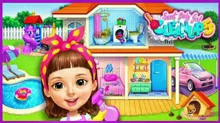 Sweet Baby Girl Cleanup 5 - Messy House Makeover / Sweet princess fashion salon game 2021