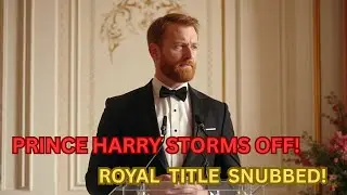 Prince Harry STORMS OFF The Dorian TV Awards After They REFUSED To Mention His Royal Title
