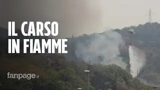 Incendi, brucia il Carso: “Livelli PM10 oltre 300 e case in fiamme, non sappiamo come andrà”
