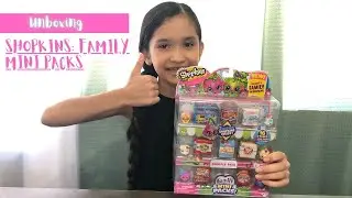 NEW Shopkins: Family Mini Packs| UNBOXING