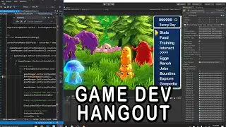 Game Dev Hangout | Let's Make a Monster Raising video game | Programming
