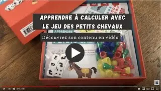 Boite Apprendre &agrave; calculer avec le jeu des petits chevaux