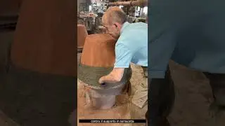 Tecniche di lavorazione della terracotta artigianale: il guscio - Poggi Ugo Impruneta