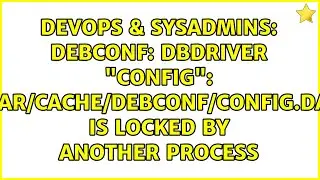 debconf: DbDriver 
