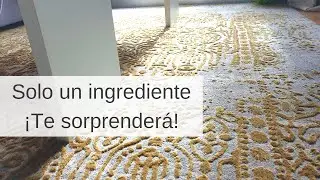 Cómo limpiar MANCHAS DIFÍCILES en la ALFOMBRA
