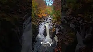 Autumn Beauty at The Hermitage #autumn #scotland #autumncolours #hermitage #waterfall