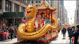 Chinese New Year Parade 2026 (4K) | Epic Fireworks Night Finale