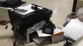 fix printer hp color laserjet M177W replace screen