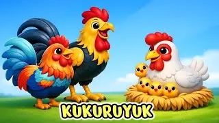 LAGU ANAK 🇲🇨 KUKURUYUK | LAGU AYAM JAGO | AYAM BERKOKOK | LAGU ANAK TREND | LAGU ANAK INDONESIA 