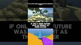 100 Players Simulate Civilization in Minecraft part 3 #clips #clip #shorts #viral #minecraft