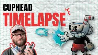 Let's Draw Cuphead | Art Timelapse