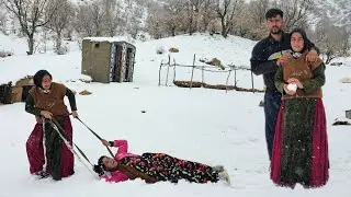 Romance of a nomadic couple in a mountain refuge: Expelling the devil's second wife