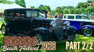 Rodders Beach Festival 2026 | More Classic Cars & Hot Rods in Orewa | Part 2