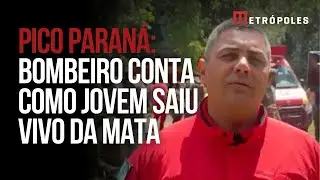 Bombeiro revela como jovem desaparecido saiu da mata com vida