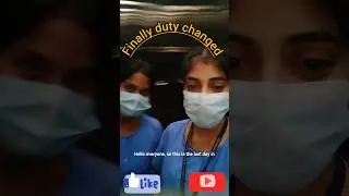 GNM Nursing Student Life l Duty changed in different ward #nursingstudentlife #gnm #memysoreanvlogs