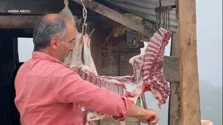 Talesh Nomadic Butchery: Exploring the Shalara Mountain Bazaar 🐑🔪🏔️