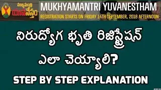 Nirudyoga Bruthi Registration, Online Apply Process at yuvanestham.ap.gov.in website
