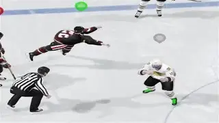 EA Logic, Fight GLITCH, Goalie HIT  (NHL 16 Clips)