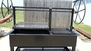 Split Commercial Santa Maria Grill for a Food Truck