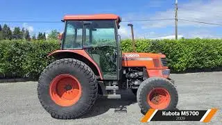 2009 Kubota M5700 Walkaround