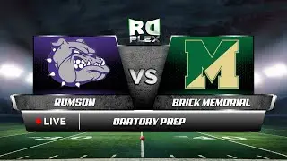 Rumson vs Brick Memorial -  Friday Night Football - Live 6pm
