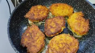 ЧУДЕСНЫЙ, ЛЁГКИЙ ЗАВТРАК- КАБАЧКОВЫЕ ОЛАДУШКИ. #вкуснопростобюджетно#лёгкийзавтрак #оладьиизкабачков