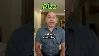 Rizz-English Slang Definition  #learnenglish #englishvocab