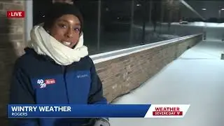 ARKANSAS SNOW STORM LIVE SHOT MONTAGE