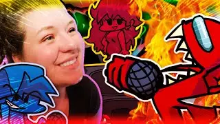FNF VS IMPOSTER v2 | IMPOSTER KILLED GF!! + New Studio!