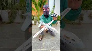 Remote control combat fighter jet unboxing & testing 🛩️
