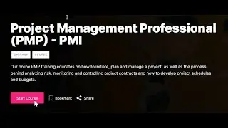 Free Online PMP - Project Management Professional Course