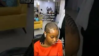 All back cornrows with Kinky hair extensions  #braidmaids #hair #hairstyles #braidhairstyles