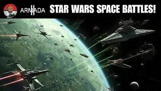 Star Wars Galactic Civil War (Empire vs. Rebels) - Star Trek Armada II Gameplay