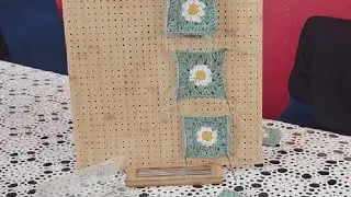 15 5' x 15 5'Foldable Crochet Blocking Board with Pins,Granny Square Blocking Board,Blocking Mats Re
