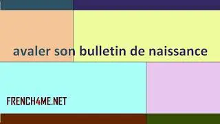 French For Beginners  I  How to pronounce  I avaler son bulletin de naissance
